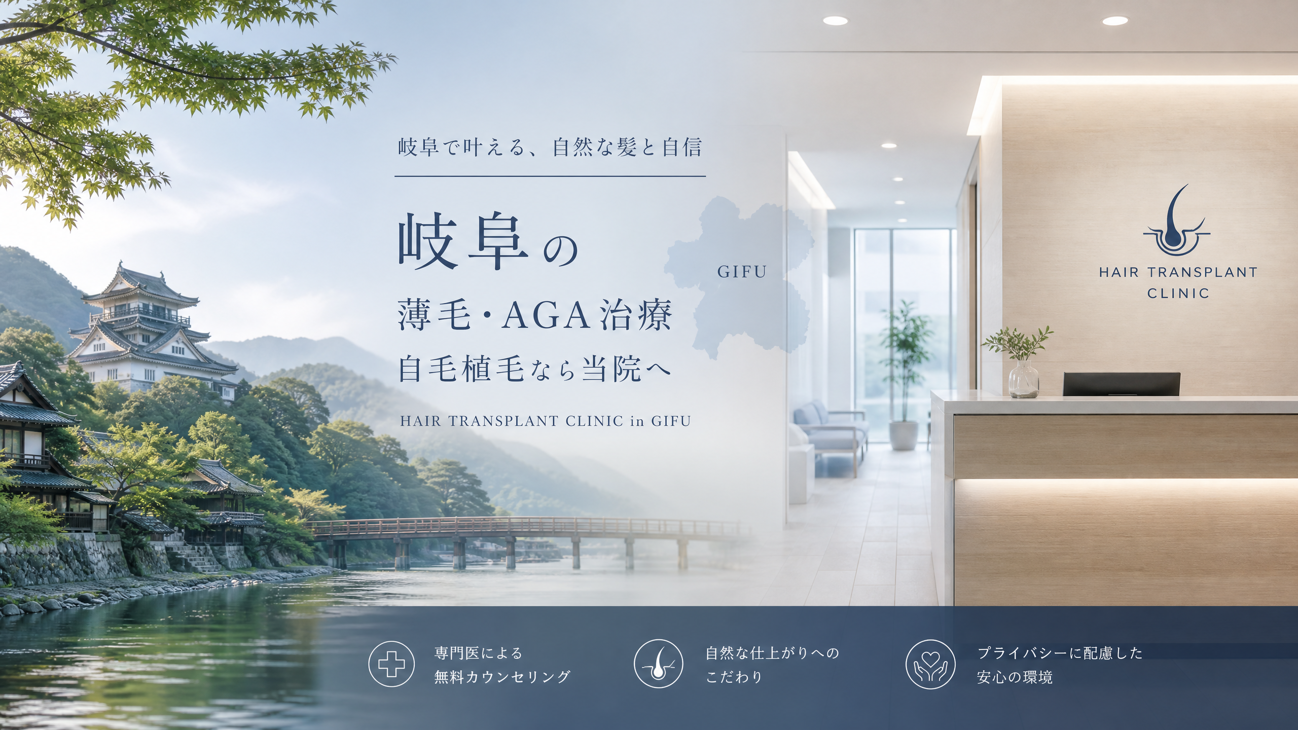 岐阜で自毛植毛