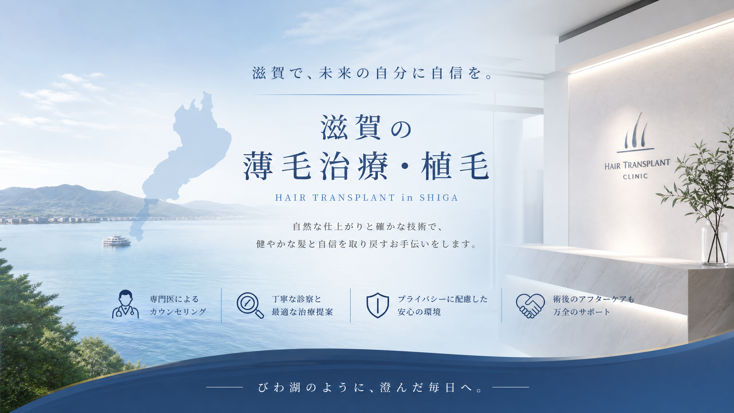 滋賀で自毛植毛
